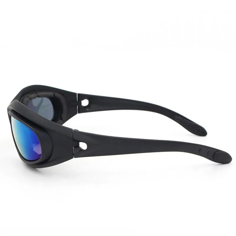 Miroirs C5 lunettes de tir polarisées lunettes de soleil tactiques Vision nocturne Paintball miroir coupe-vent hommes et femmes Riding186d