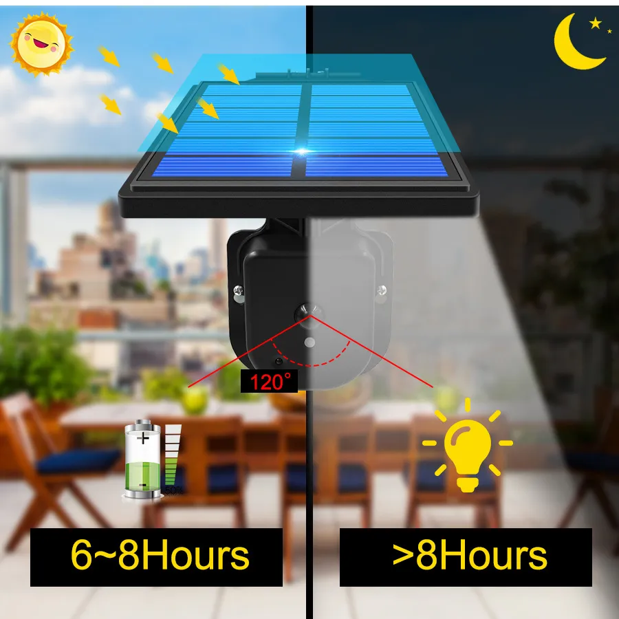 30 Lâmpada solar de flexão LED com quatro modos Lighting de segurança solar à prova d'água ao ar livre para casa Wall Street Yard Garden242O