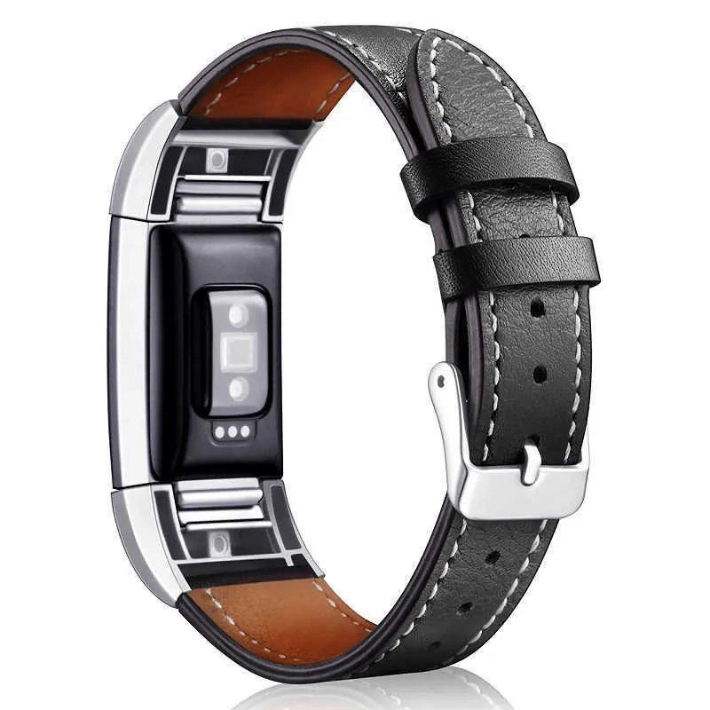 Bracelet de montre intelligent en cuir de sport de mode pour Fitbit Charge 2 bracelet de remplacement pour bandes Fitbit Charge2 accessoire intelligent H6792684