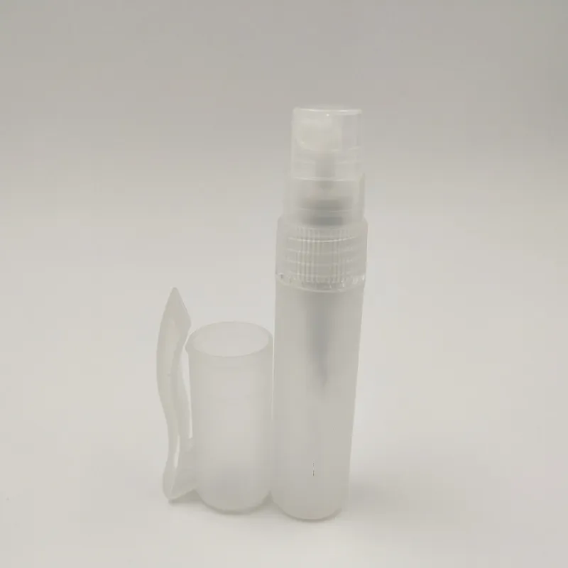Freeship 5ml mini frasco de spray plástico claro com tampa de clipe vazio atomizador de perfume bonito para limpeza, viagem, óleo essencial