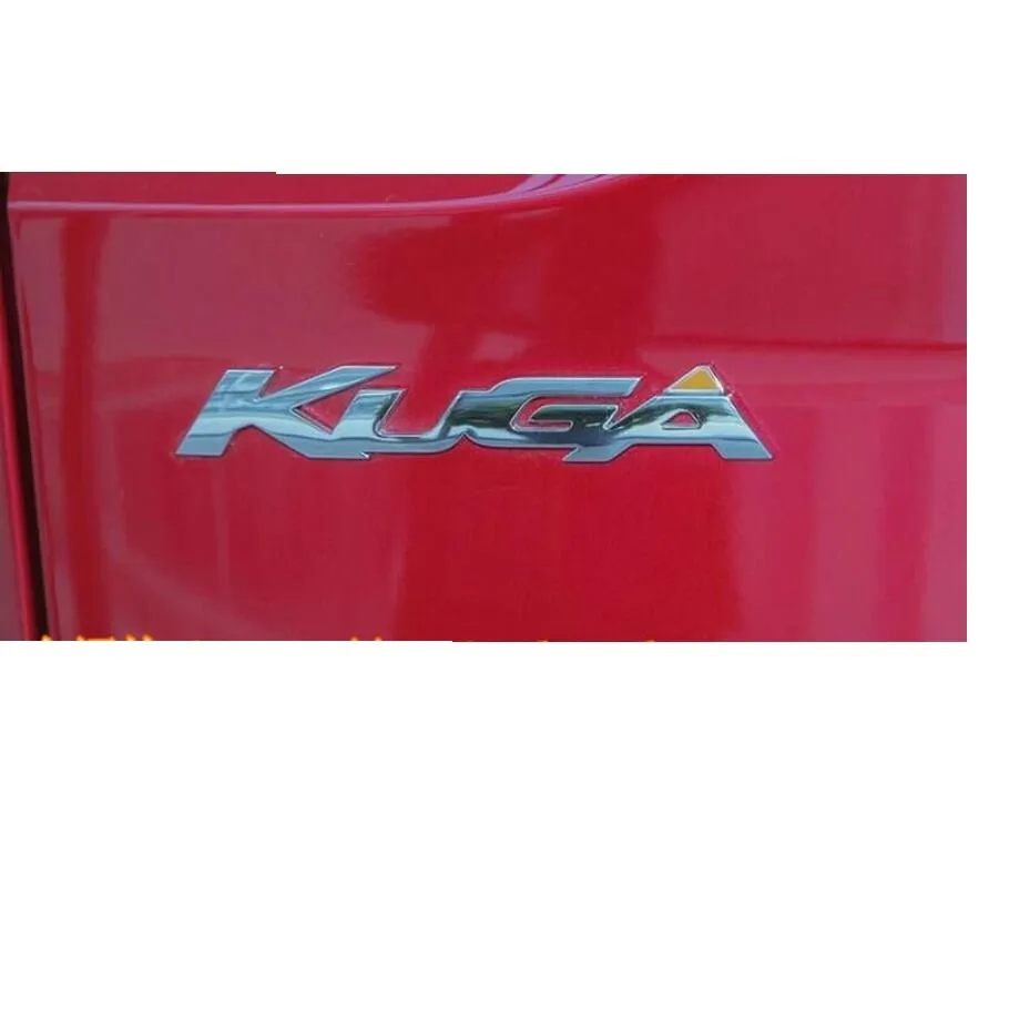 KUGA Chrome ABS coffre de voiture numéro arrière lettres Badge emblème autocollant autocollant pour Ford Kuga2940