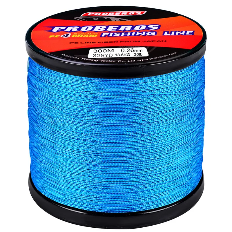 300 mètres 5 couleurs PE 4 ligne de tresse ligne de pêche fil tressé disponible 6LB-100LB2 7KG-45 3KG accessoires de matériel Pesca B86-509266S