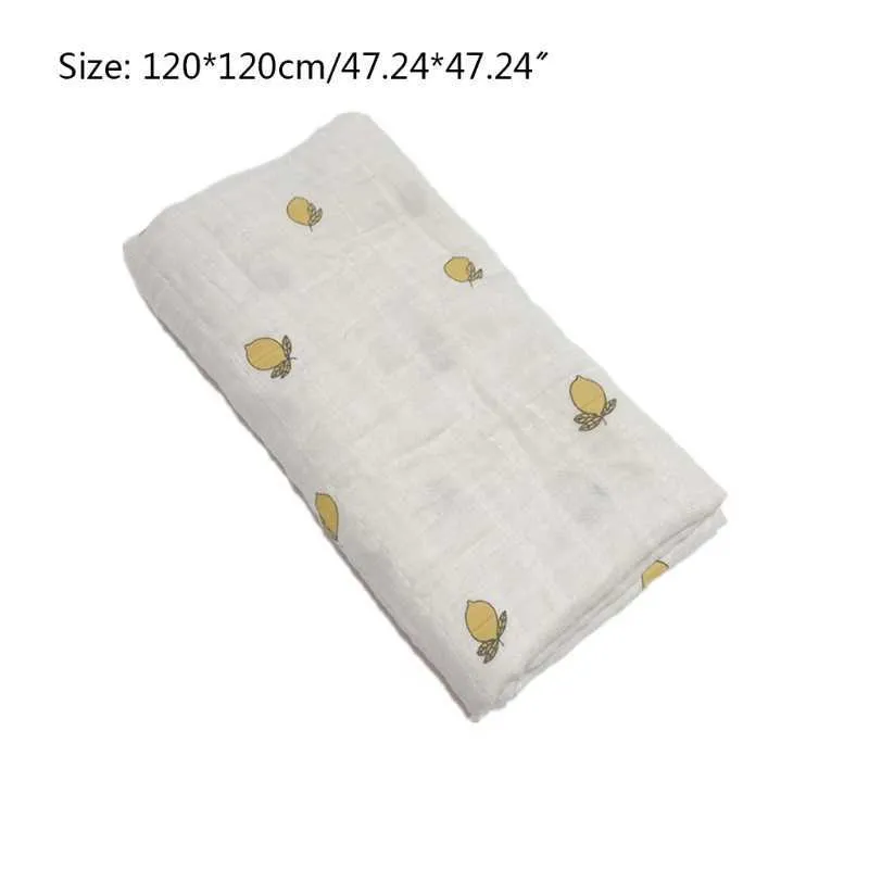 Couverture pour bébé Swaddle Born Soft Organic Gaze Sleeping Wrap Serviette de bain Literie Poussette Sleepsack 210823