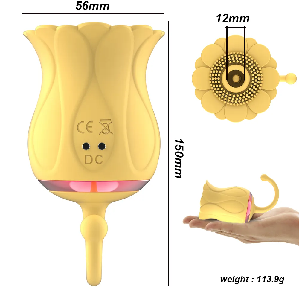 Vagin sucer vibrateur Rose intime bon mamelon ventouse léchage Oral Clitoris Stimulation puissants jouets sexy pour les femmes