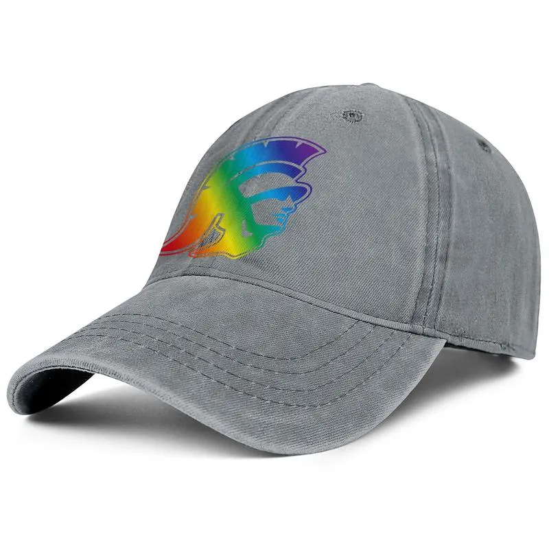 Stylish USC Trojans Football Basketball Gold Logo Unisex Denim Baseball Cap Golf Uniquel Hats Gay Pride Rainbow Coconut Tree USA F293T