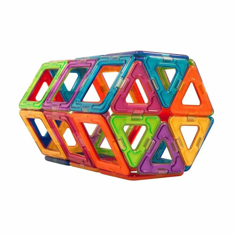 100 adet veya 50 adet DIY Montaj Tasarımcısı İnşaat Seti Modeli Yapı Mıknatıslar Manyetik Bloklar Eğitici Oyuncak