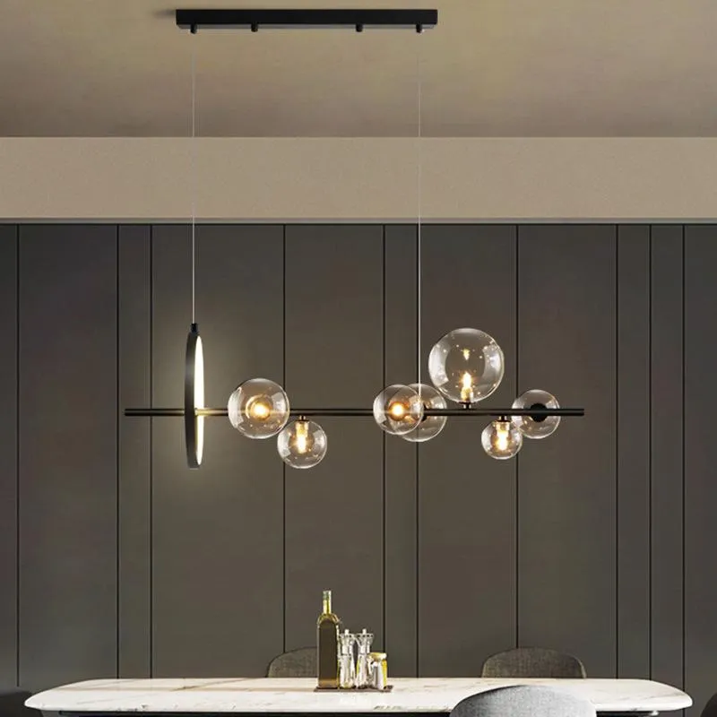 Kronleuchter Nordic Art Deco Glas Blasen Kronleuchter Leuchten Post Moderne Luminaria Led Für Wohnzimmer Esszimmer233g