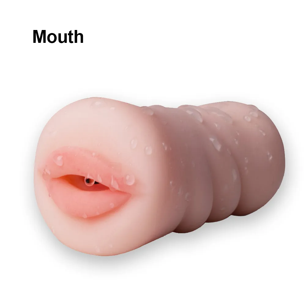 Seksspeeltje stimulator Deep Throat Mannelijke Masturbator 4D Realistische Siliconen Kunstvagina Mond Anale Orale Sexy Masculino Erotisch Speelgoed Speelgoed voor Mannen