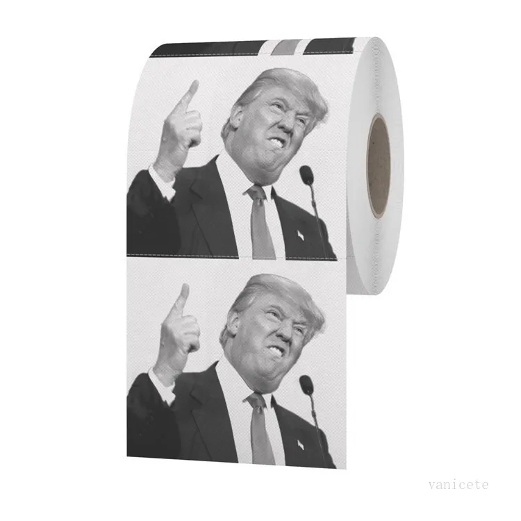 Papel higiénico Trump 2024 Elección estadounidense Suministros para elecciones presidenciales Papel higiénico del presidente Suministros para el hogar 4 estilo T2I52142