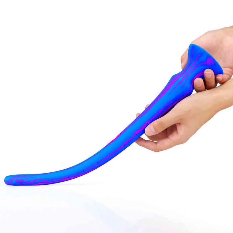 Nxy dildos anal leksaker ny färg piska simulering penis plug vuxna produkter onani stimulator för män och kvinnor 0225