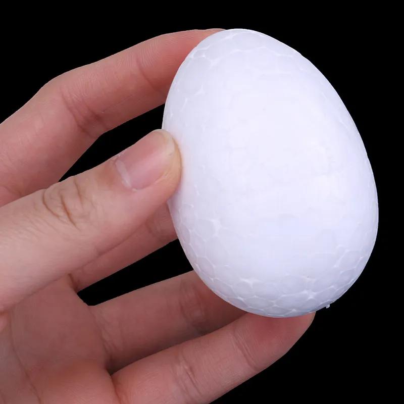 set 37cm Modelling Polystyrene Styrofoam Foam Egg Ball For DIY Christmas Day Or Easter Decoration White Craft Y201020