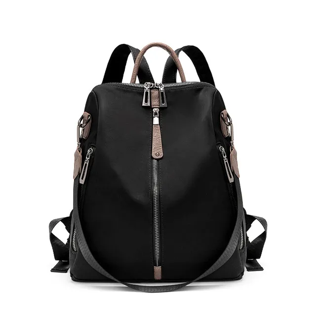 Knapsack Student Fashion leisure Women shoulder bag High quality PU Oxford Backpack Style handbag Small Stripes A3579257f