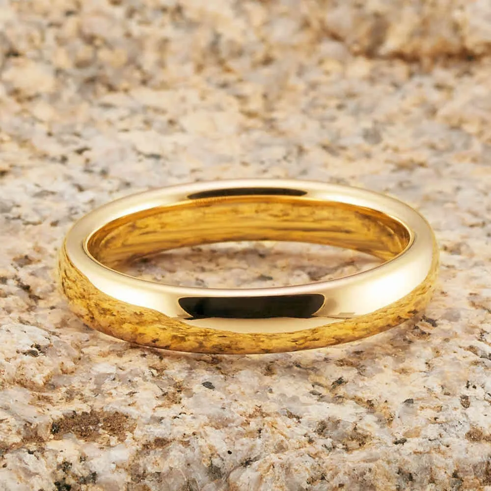 Золотые обручальные кольца из карбида вольфрама для женщин, комплект обручальных колец для пары, юбилейное кольцо 6 мм для него 4 мм для Her204B