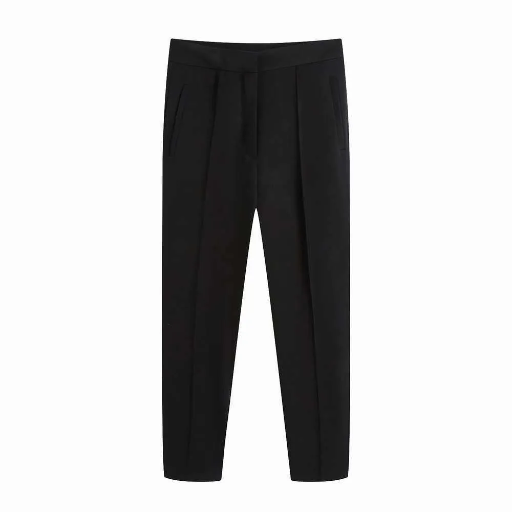 Vrouwen broek zomer mode enkel lengte bodem moderne lady broek 210602