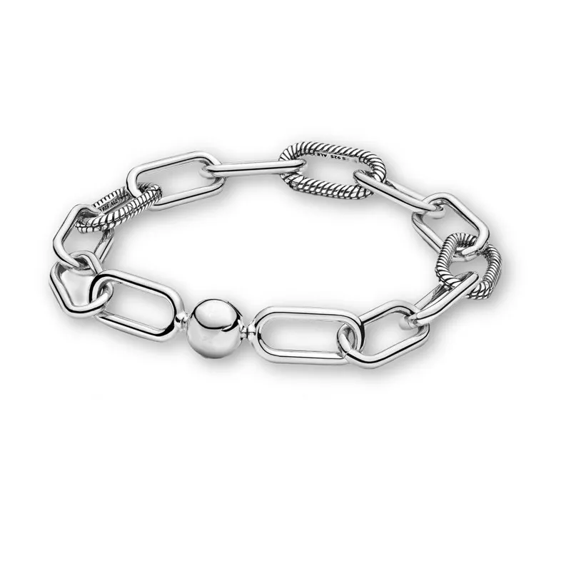 100% 925 Sterling Silber Armbänder Für Frauen Mode Luxus Link Kette Armband Fit Charms Perlen Edlen Schmuck Geschenk senden staubbeutel geschenk8466094