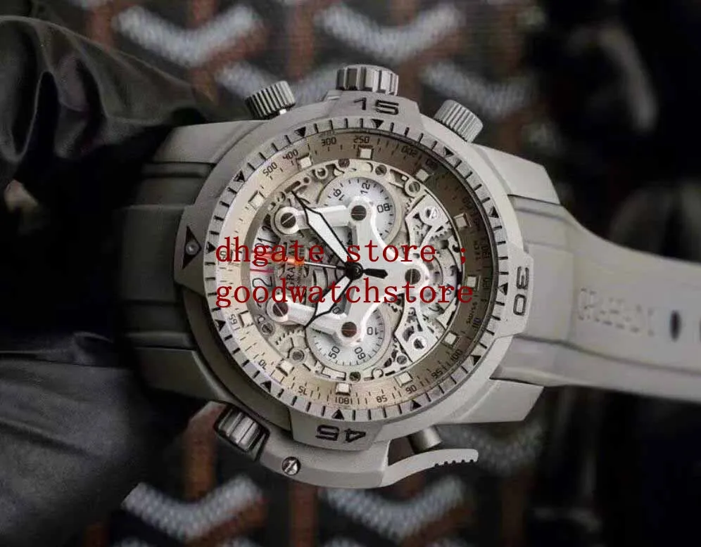 Mens 2021 luxury Chronofighter Steel 45mm Mens Watch Pro Dive OVERSIZE LIMITED EDITION Stopwatch Basel world Watches246F
