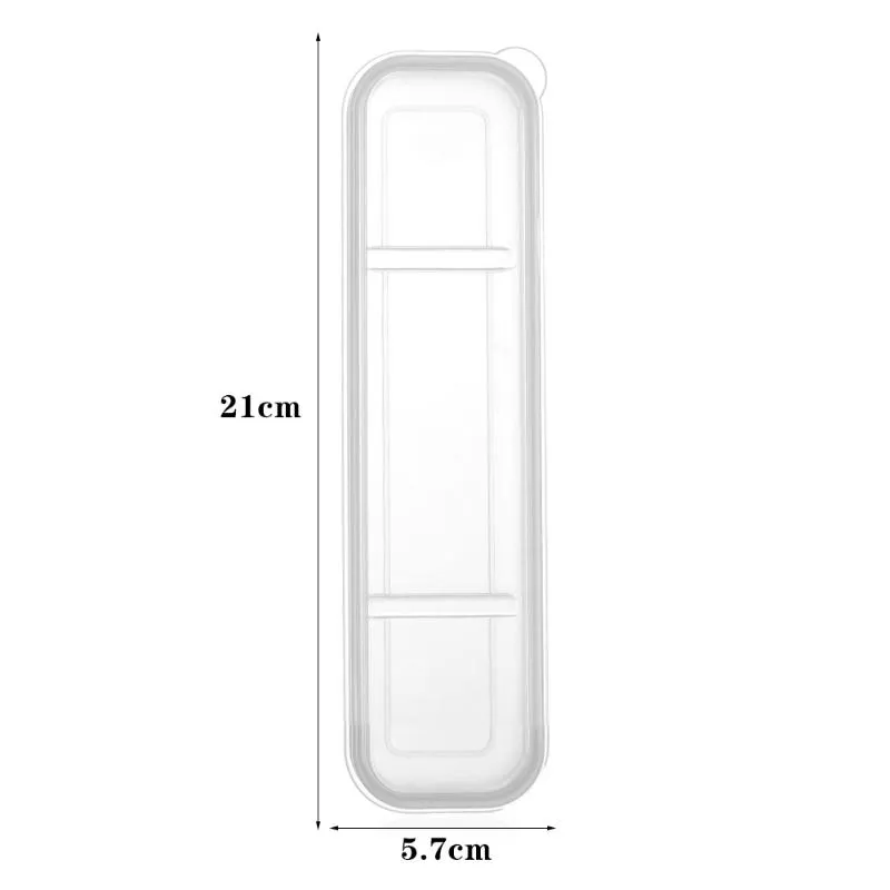 Pailles à boire 1 ensemble réutilisable verre Transparent droit plié avec brosse propre boîte en plastique fourniture de fête de mariage 177b