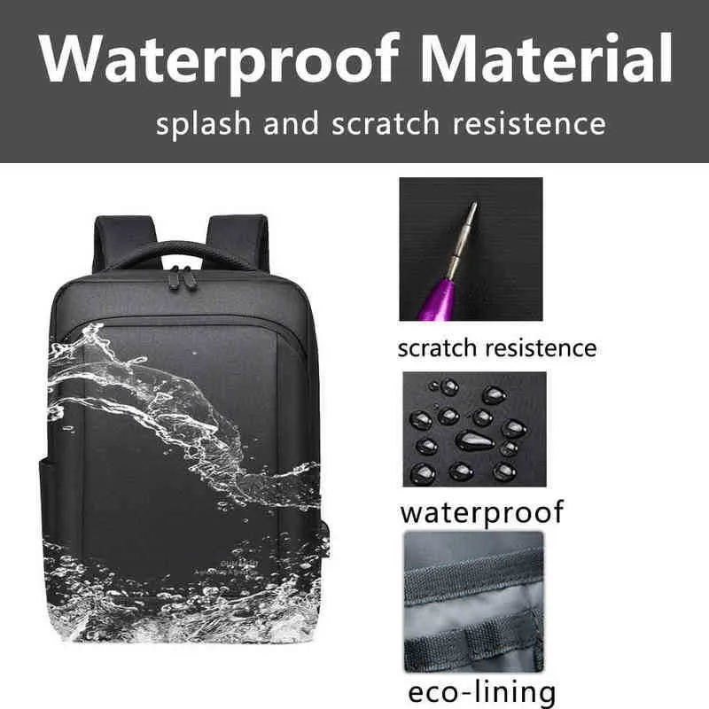 Mężczyźni Ike Marti Business Plecak 15.6 Cal Waterprof Laptop Plecak Torba Back Pack Boy Shool Duży Daypack Męski Mochila Plecaki 202211
