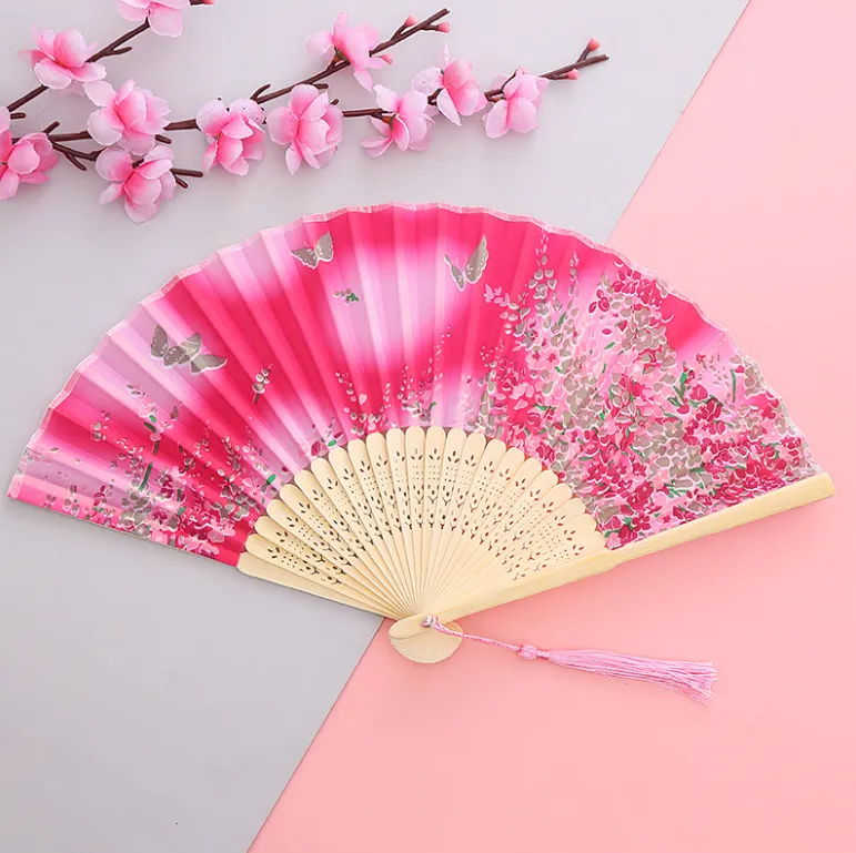Домашний декор Античный вентилятор складной китайский стиль женщин подарок красивые украшения