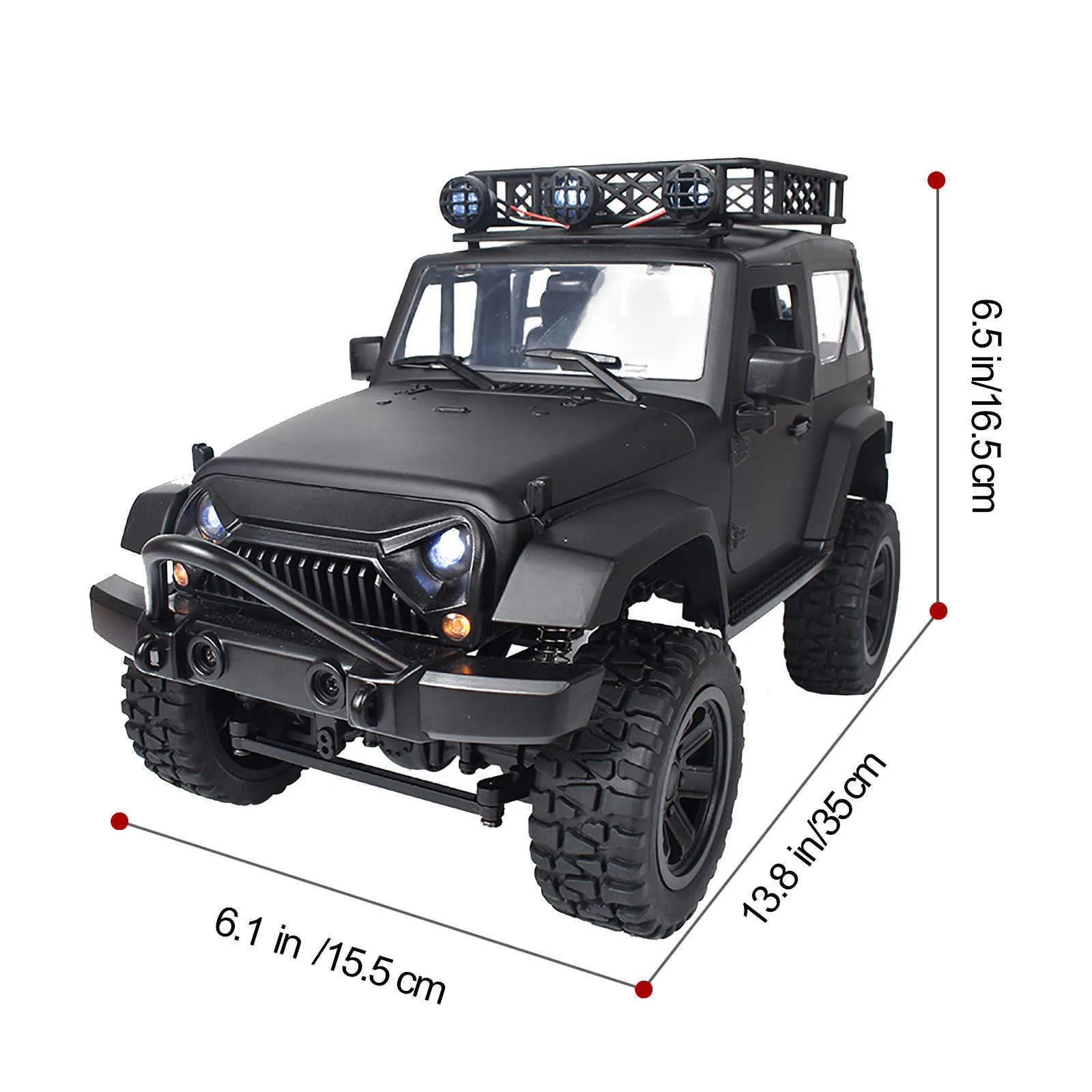 Jy66 114 Endurance 90 Minutos Rc Carro Com Simulação de Luz 4WD Escala Completa 24g Rc Off Road Veículo Brinquedo Modelo Carros Crianças Brinquedos Presente Q6162709