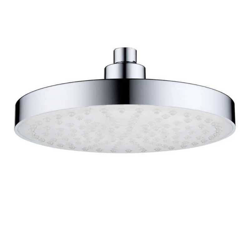 8 Inch Round Rainfal Bathrooml LED Shower Head Automatic Changing Light Y4QC H0911232Q