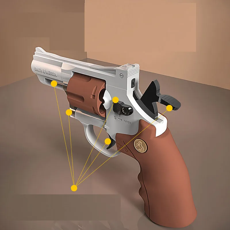 Revolver ZP5 Pistol Launcher Safe Soft Bullet Toy Airsoft Pneumatic Gun Pistola For Boys Adults Birthday Gift