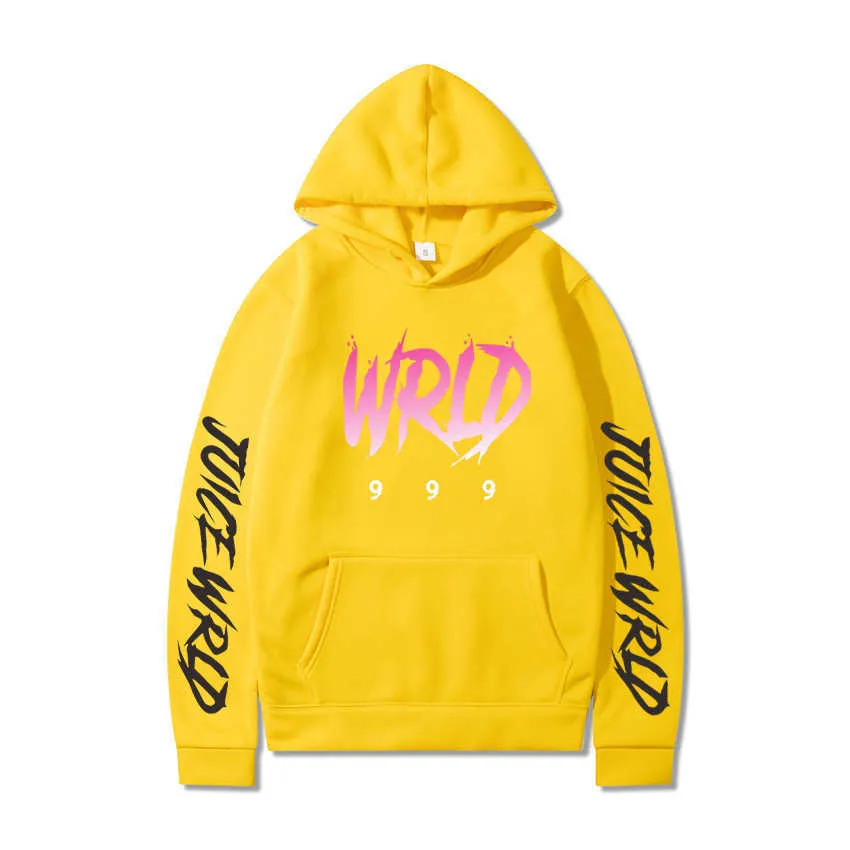 Juice Wrld Sweats à capuche pour hommes Sweatshirts polaire à capuche Harajuku Hip Hop Casual Hommes Femmes Sweat à capuche de haute qualité Pulls à capuche Y0727