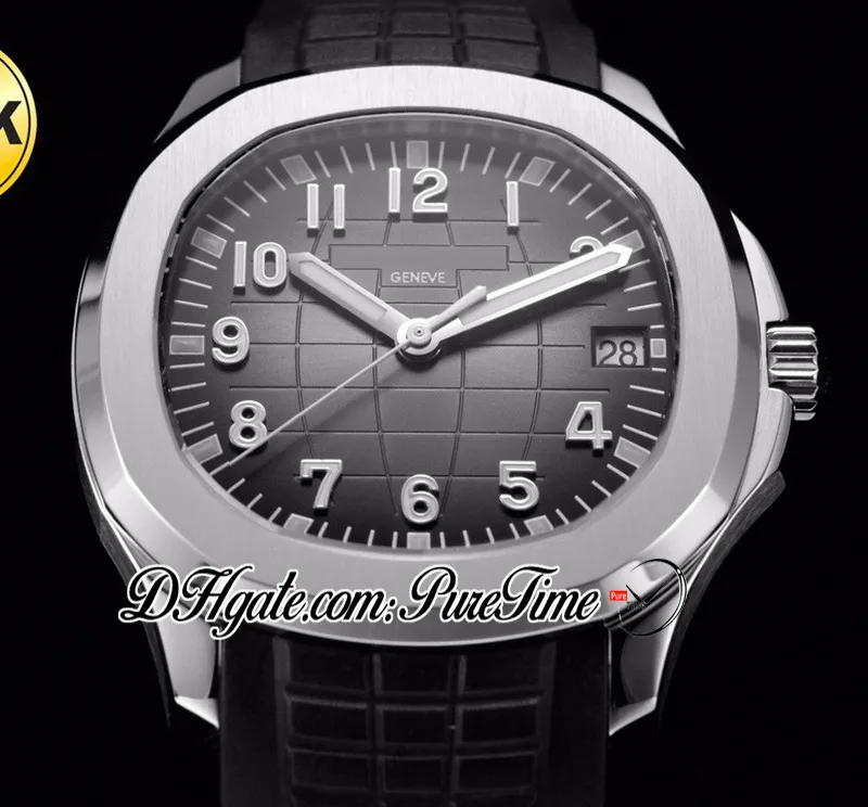 2021 3KF V2 5167A A324SC Automatische heren Watch Steel Case D-Gray Texture Dial Edition Black Rubber Strap Puretime PTPP Swiss M333s