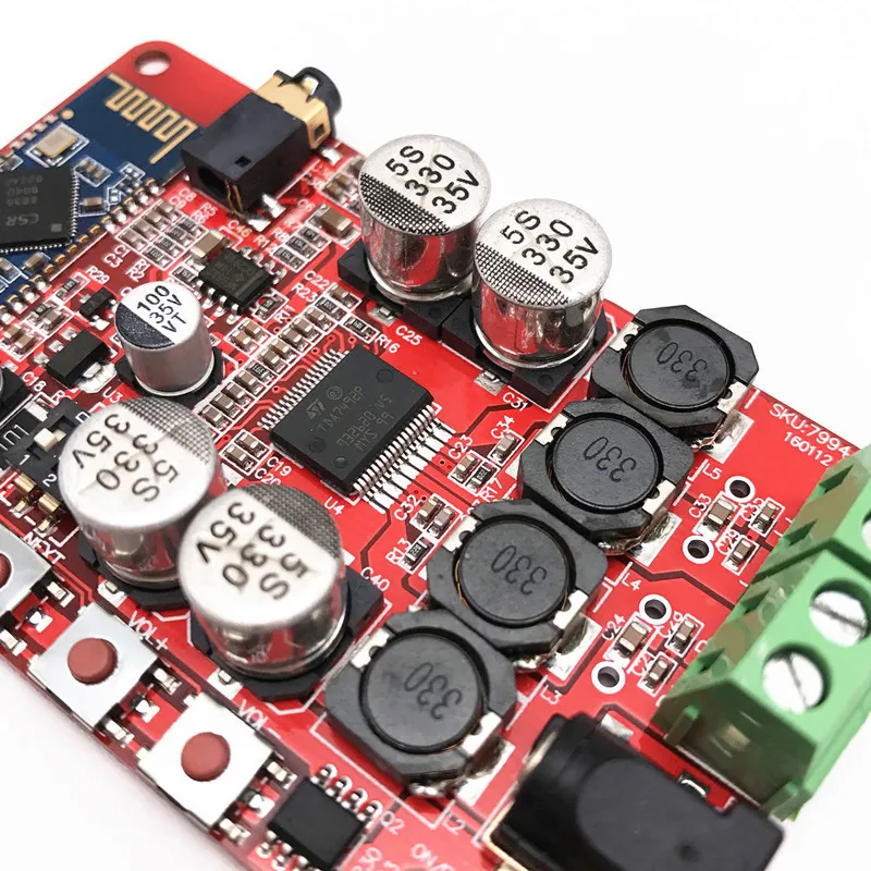 TDA7492P sem fio Bluetooth CSR40 Receptor de áudio Módulo do amplificador de energia com Aux Input and Switch Function2567586
