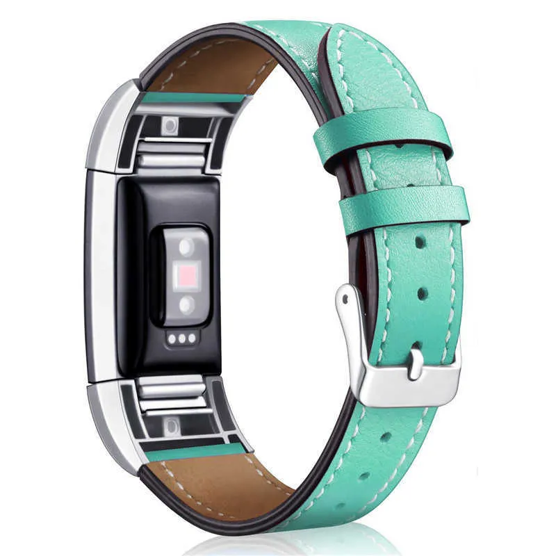 Sport Sport skórzany Smart Watch Band dla Fitbit Charge 2 Zamienny pasek opaski na rękę dla Fitbit Charge2 zespoły Smart Accessorie H5580533