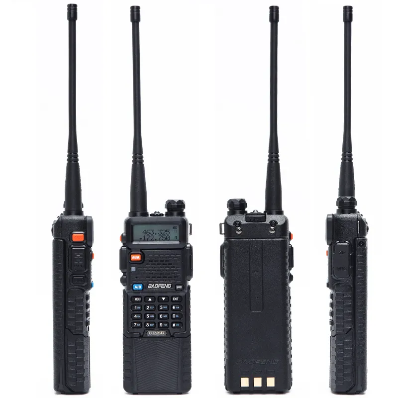 Baofeng UV-5R talkie-walkie double bande VHF UHF 136-174 MHz 400-520 MHz Pofung UV 5R Portable 5 W Radio bidirectionnelle BF-UV5R