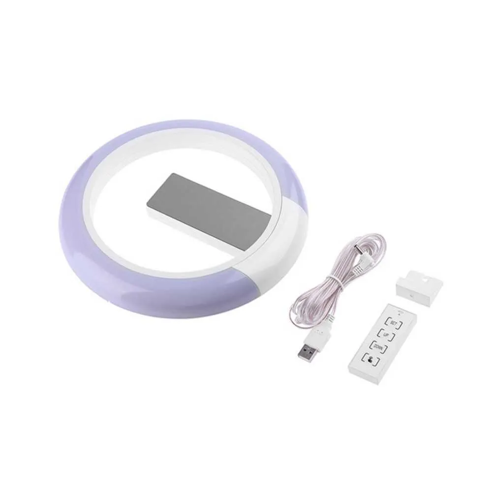 3D LED Relógio de Parede Digital Mesa Relógio Espelho de Alarme Oco Relógio De Parede Modern Design Nightlight Para Home Sala Silenciosa 210930