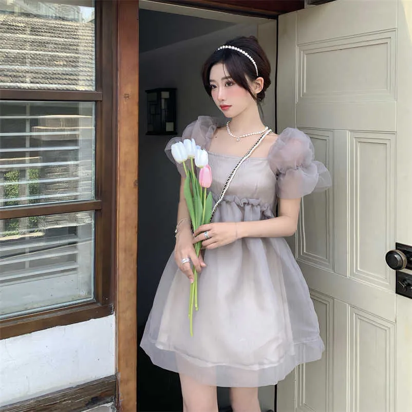 Japansk Kawaii Lolita Dress Women Sweet Elegant Designer Cosplay Princess Kvinna Hög Treet Party Y2K Cute 210529