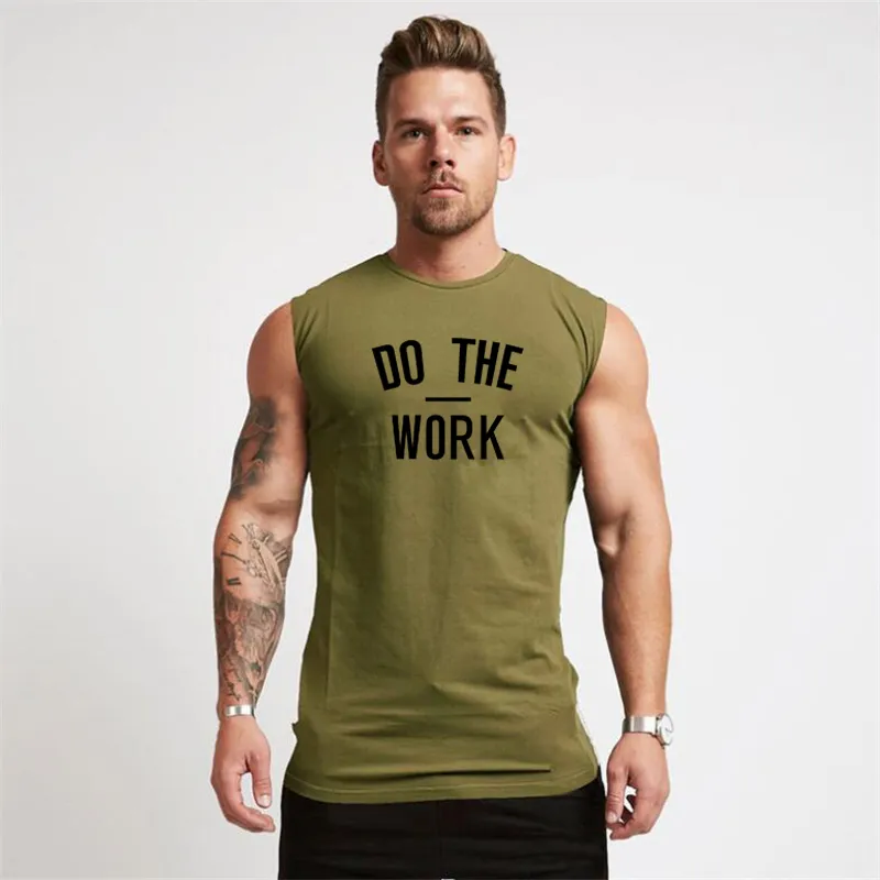 MuscleGuy Brand Gyms Odzież trening bez rękawów Koszulka Tank Top Men Men kulturystyka fitness męska kamizelki mięśni sportowej kamizelki men tanktop 210308