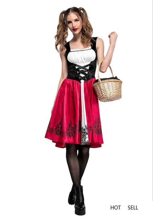 Costume de thème d'Halloween pour adultes avec robe et enveloppes pour cosplay de fête 2 pièces