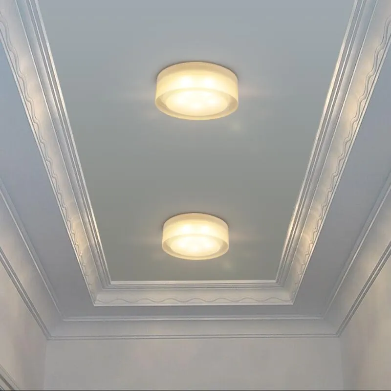 Downlights LED wdrożony w dół okrągły kwadratowy krystaliczna lampa sufitowa 1 W 5W 10W Lekko na salon do sypialni Restauracja Kawa 2129