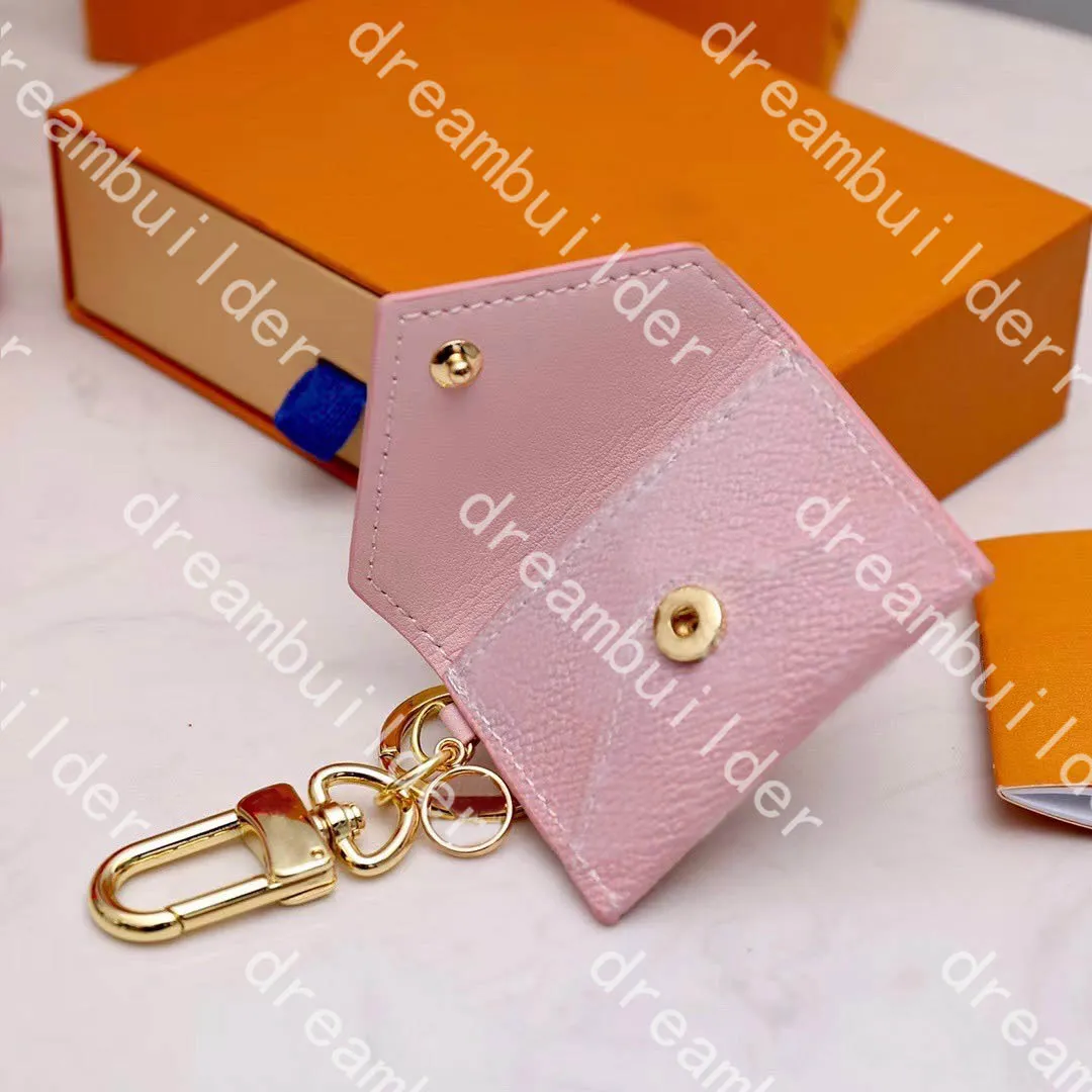 Högkvalitativ M69003 Fashion Top Designer Keychain Handmade Pu Leather Cardholder Car Keychains Man Women Bag Charm Hanging Decorat234Q