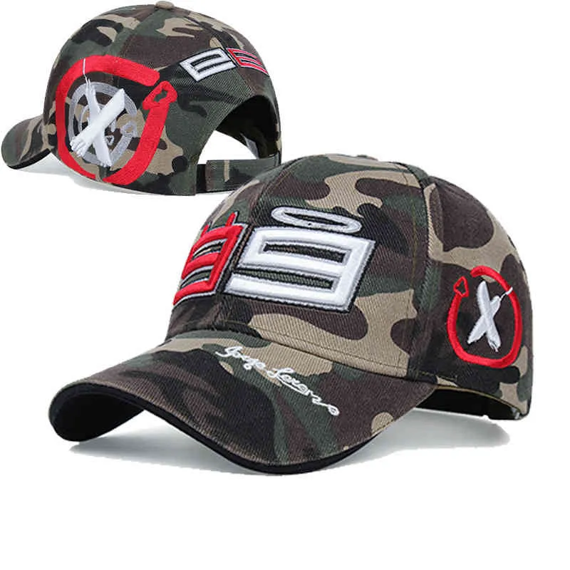 ZM2Q Gorra de carreras con bordado est￩reo para hombre, gorro para moto de camuflaje, Hip Hop, F1 99 gorras para mujer gorras hombreUU23{category}