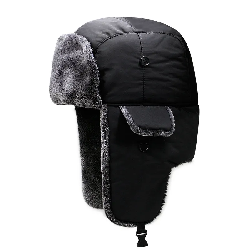 Зимняя шапка-ушанка Trapper, теплая шапка-ушанка из искусственного меха в русском стиле, лыжная шапка, подходит для мужчин и женщин2525124