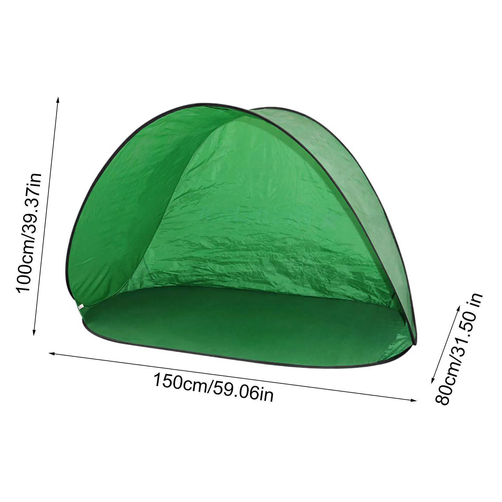 Automatic Tent Sunblock Waterproof Durable Portable Beach Tent Camping Fishing Tent Anti-ultraviolet Light Awning Y0706