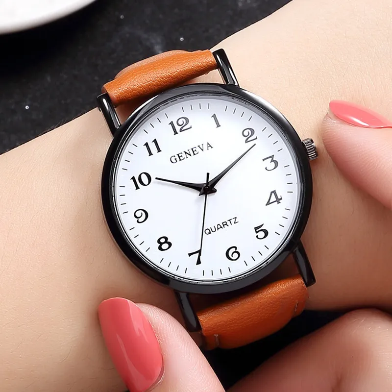 Reloj de mujer de marca de lujo, reloj informal con correa exquisita, reloj de cuarzo sencillo a la moda para mujer, relojes de vestir, reloj de regalo mu217l