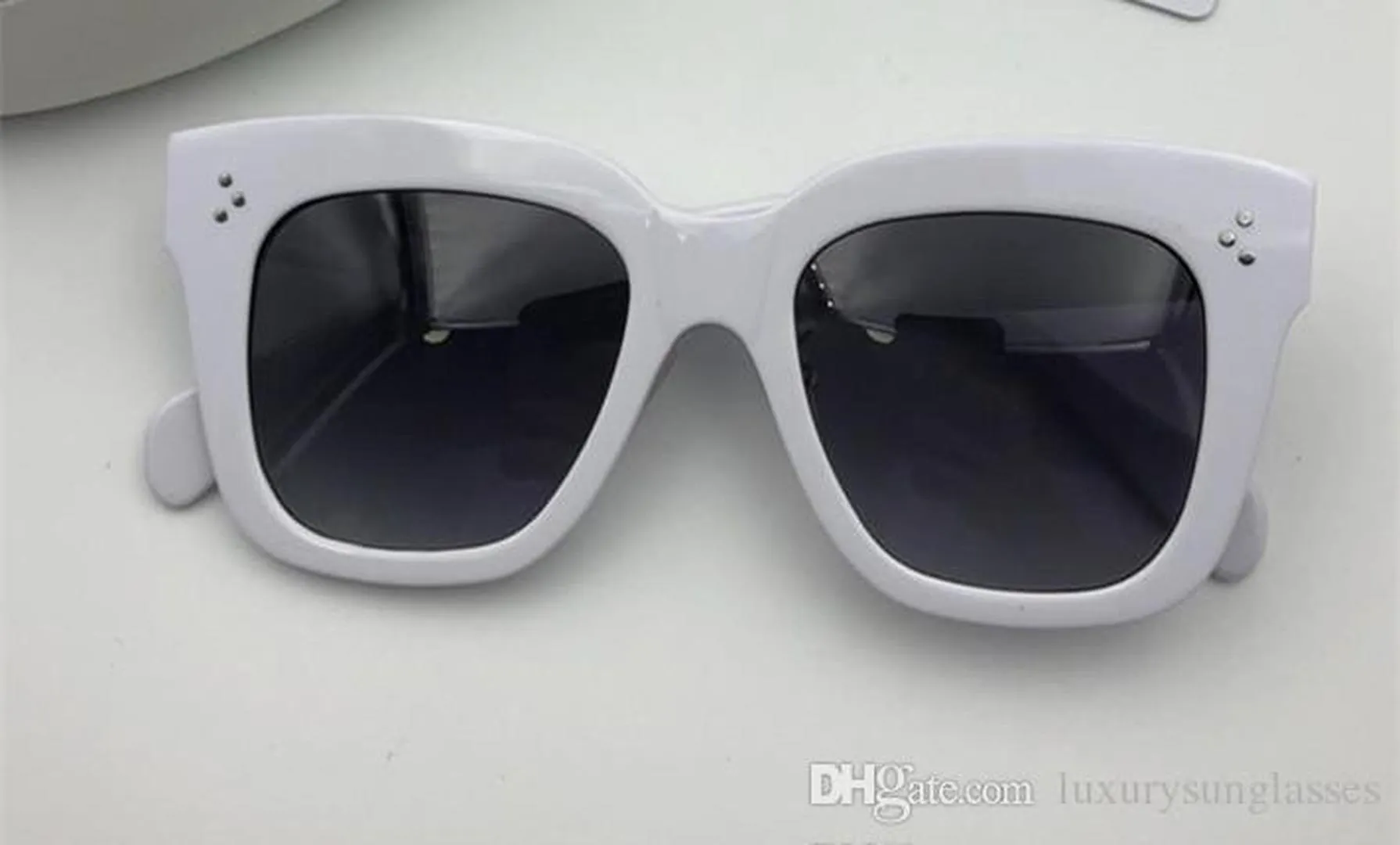 41444 Damesmode Zonnebril Wrap UV-bescherming Verkopen Stijl Unisex Model Vierkant Frame Masker Zonnebril Topkwaliteit Kom 2348