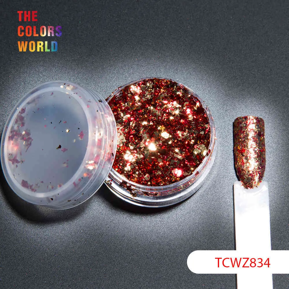 TCT-ful Flakes Metallic luster Magic Mirror Foil Manicure uñas DIY Nail Body Art Decorations