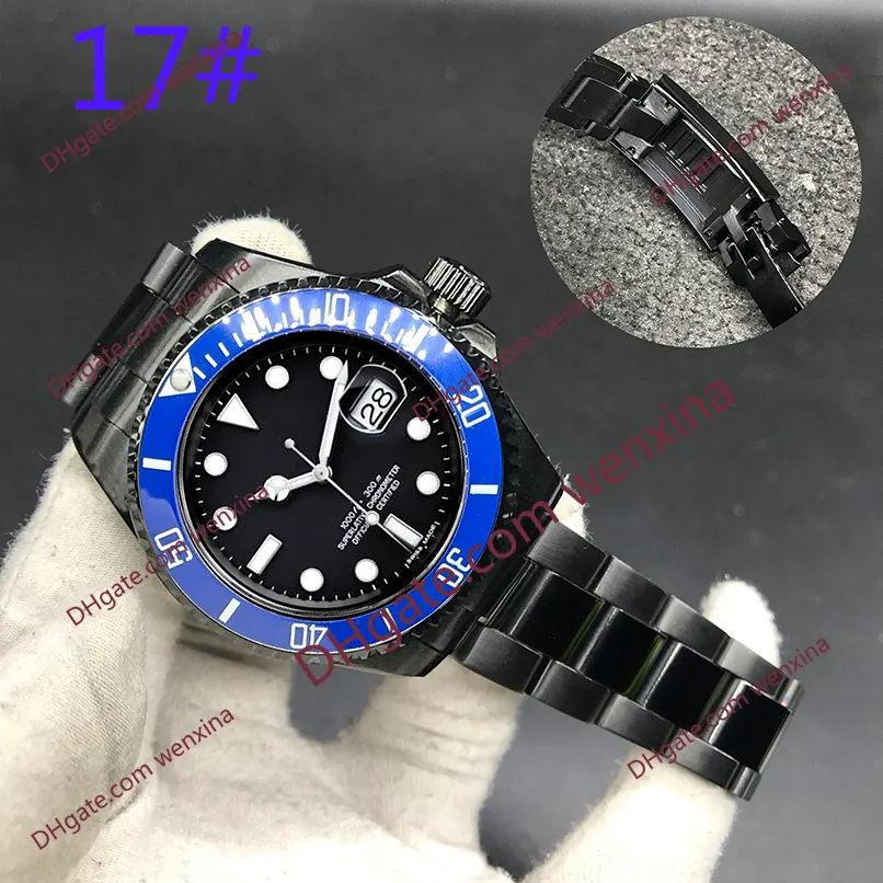 Man Watch 2813 Автоматический 41 -мм синий циферблат с нержавеющей стали.