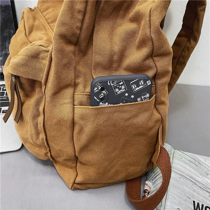 Rugzak Vintage Canvas Rugzak Herren Man Boy Back Pack Mannen Bolso Negro Mochila Negocios Hombre Sac A Dos Homme Zaini Da Uomo265v