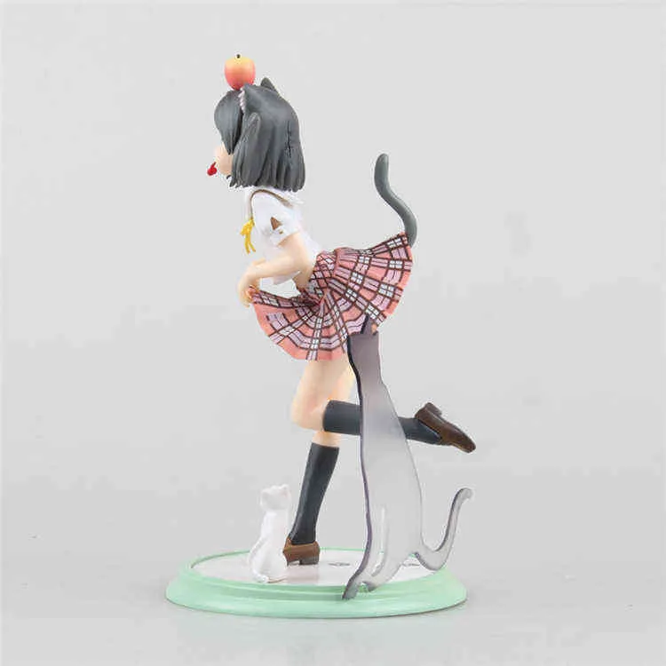 Anime Sexy Girls Figure Hentai Prince e The Stony Cat PVC Action Toy Tsukiko Tsutsukakushi Figurine Modello adulto Regali bambola H1105