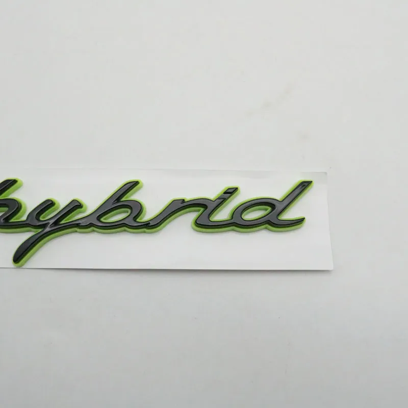 For E-hybrid Emblem Car Logo Sticker Side Fender Letter Badge Decal Nameplate310Z