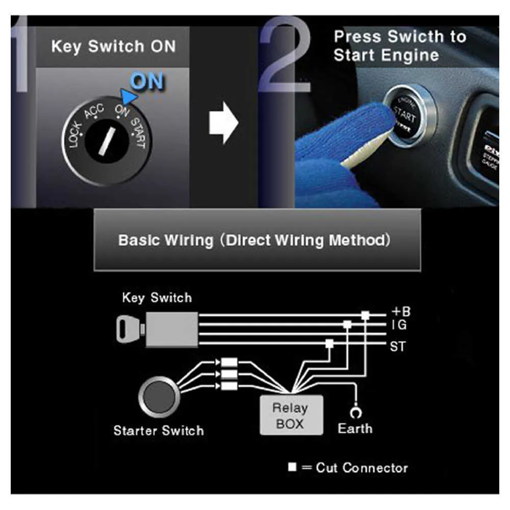 12V 19MM aluminio coche DIY reacondicionamiento LED Autostart botón interruptor arranque del motor arranque momentáneo accesorios universales del coche