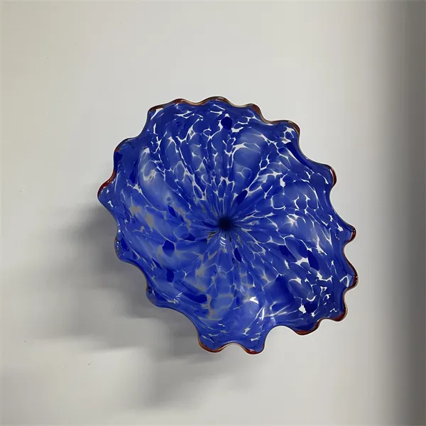 Lâmpadas de parede de vidro soprado artesanal arte projetada placas modernas para el decoração de casa estilo chihuly iluminações decorativas245a