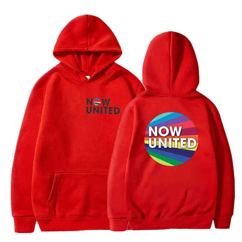 Nu United Subtimized Hoodies Men Sweatshirts Winter Un Team Kids Harajuku Hoodie Now United - Better Album Streetwear Women 220114